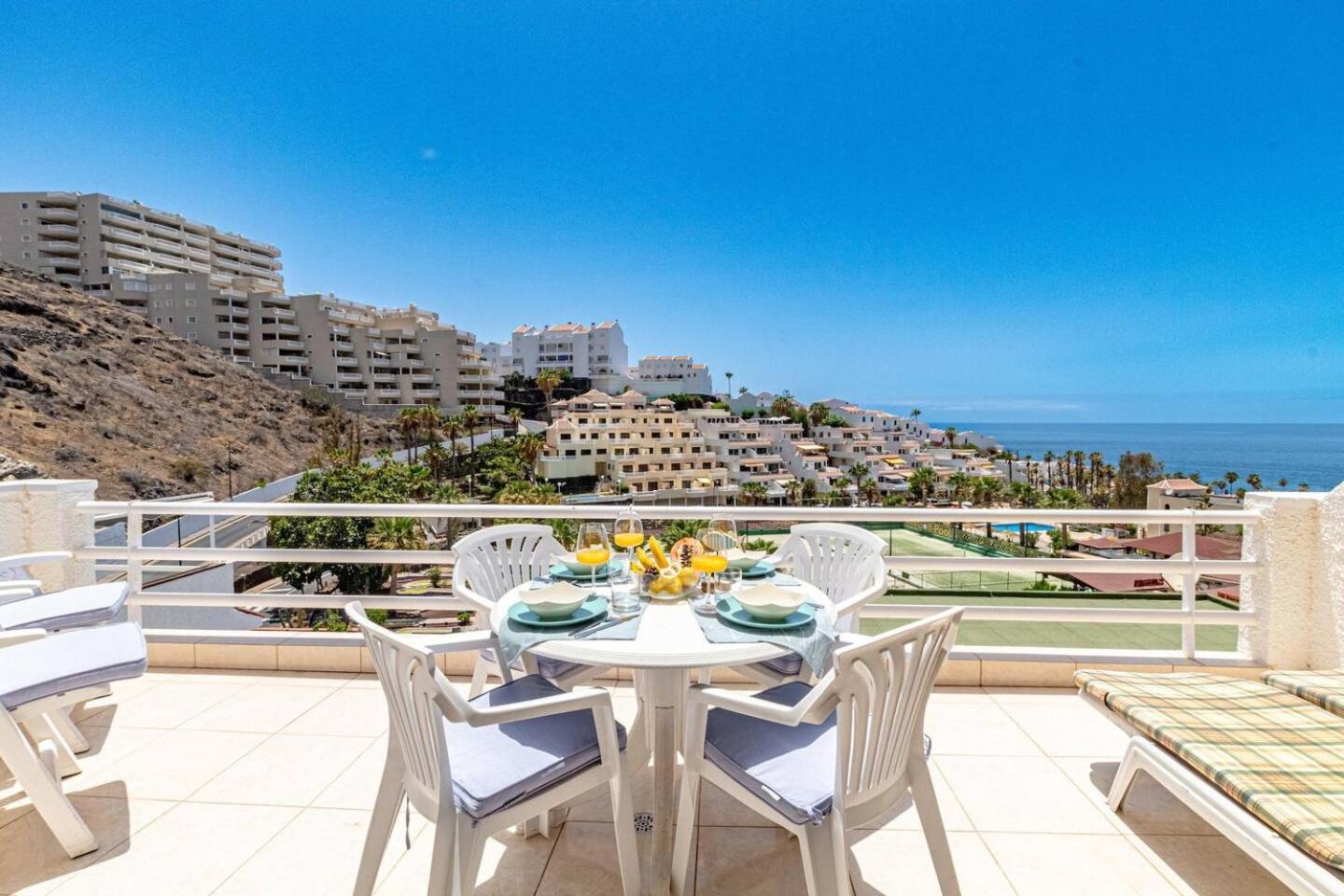 Sunny Oceanview Terrace By Dream Homes Tenerife Acantilado de los Gigantes Buitenkant foto