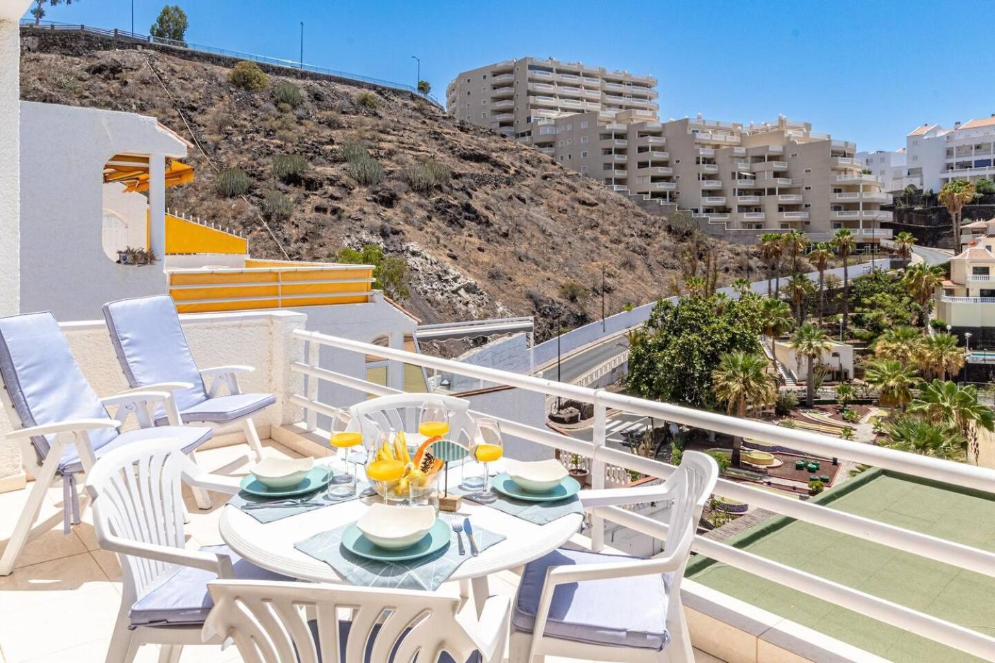 Sunny Oceanview Terrace By Dream Homes Tenerife Acantilado de los Gigantes Buitenkant foto